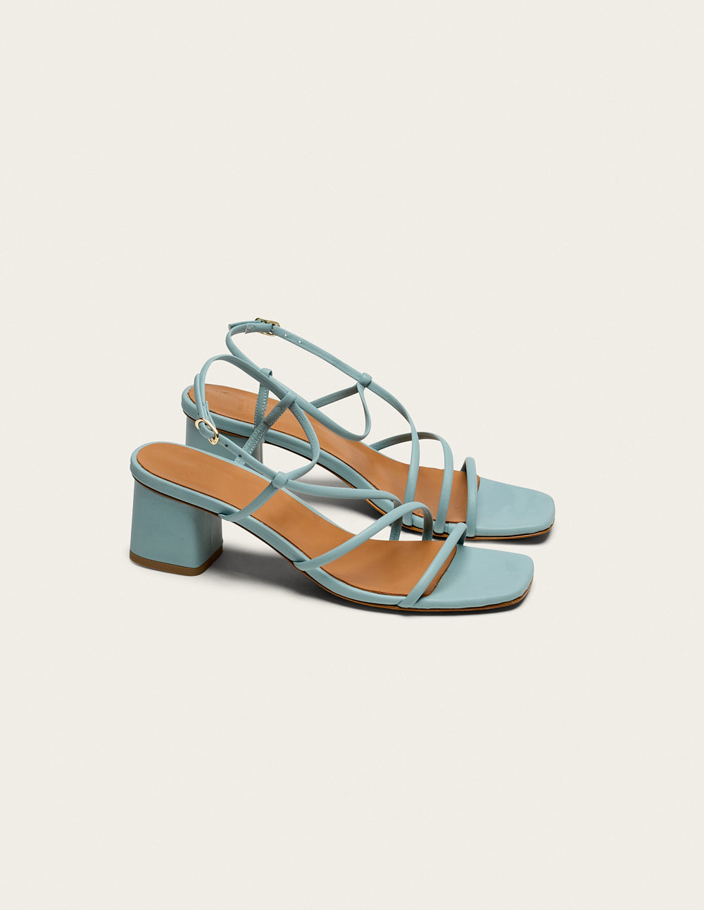 Cola Heeled sandals - Sky Leather