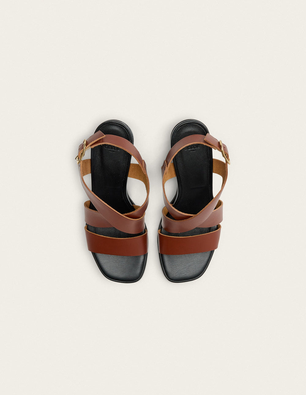 Dasun Heeled sandals - Mahogany Leather