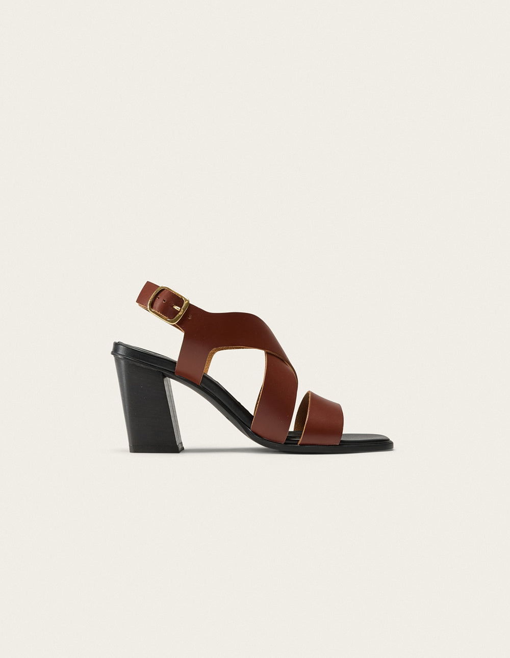 Dasun Heeled sandals - Mahogany Leather