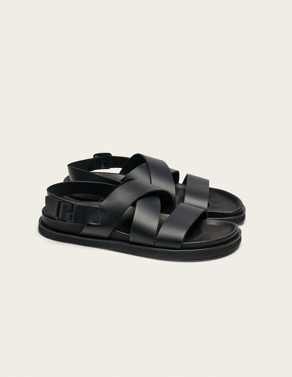 Sandales Davao - Cuir noir