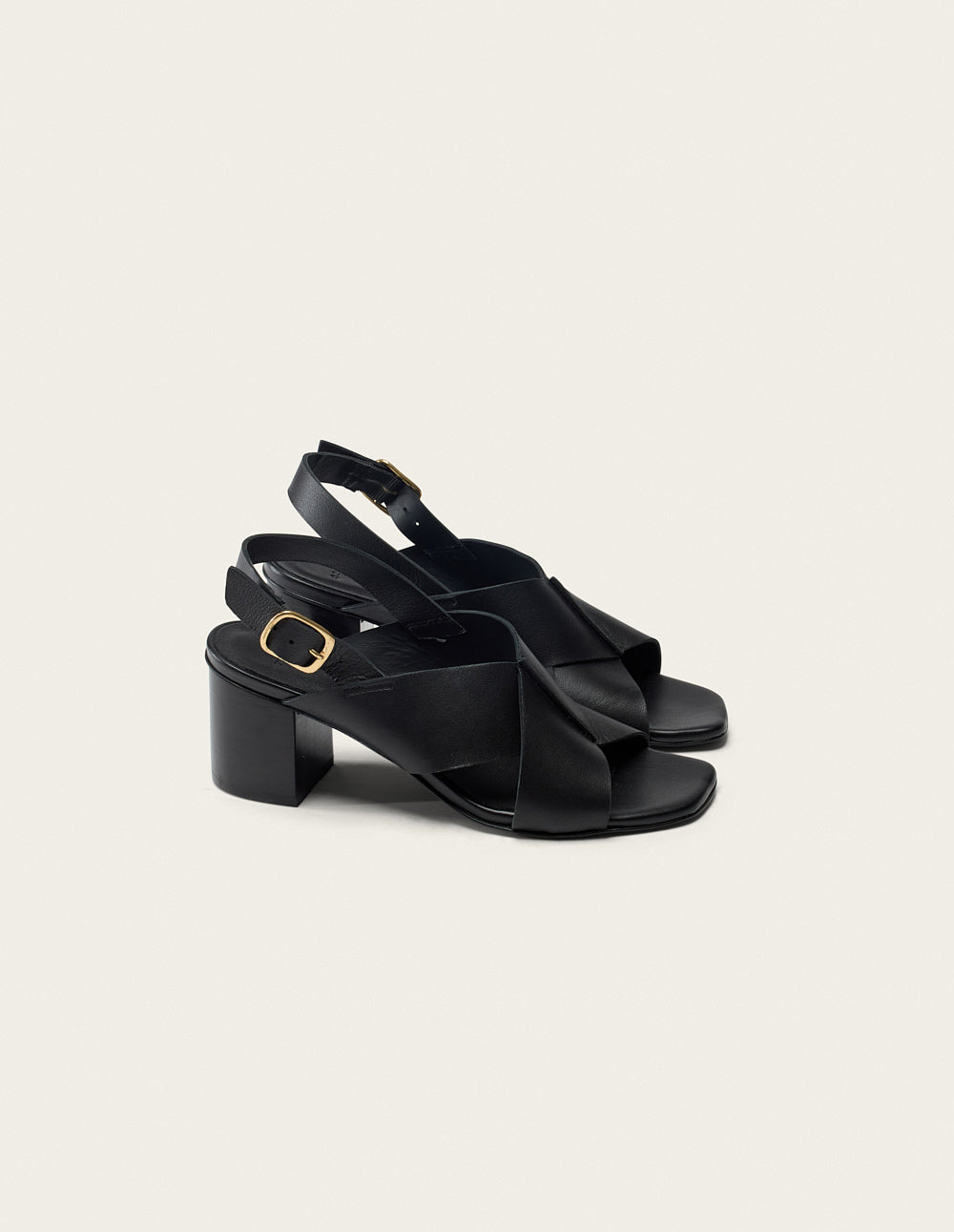 Dea Heeled sandals - Black Leather