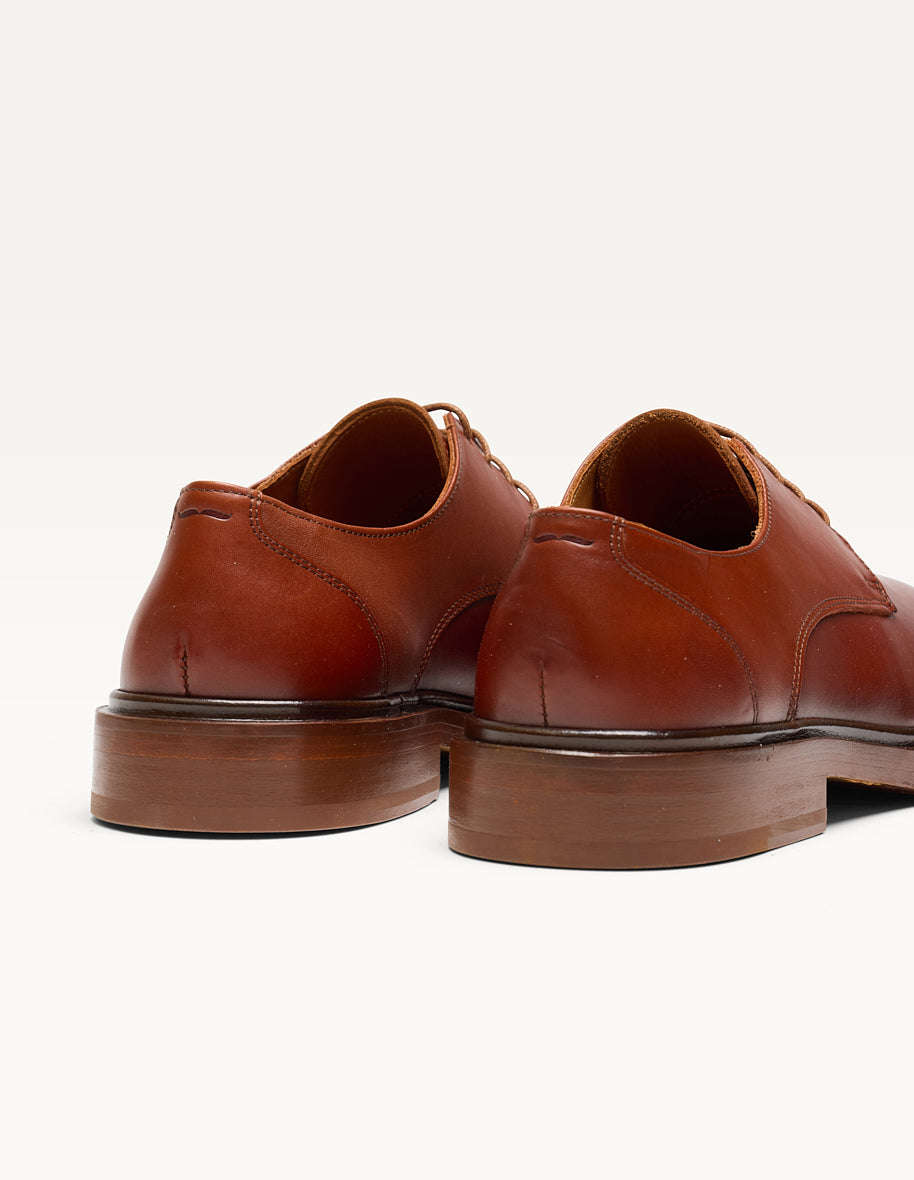 Derbies Edgar - Cognac leather