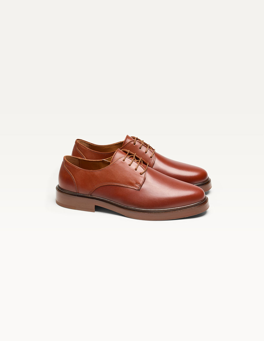 Derbies Edgar - Cuir cognac