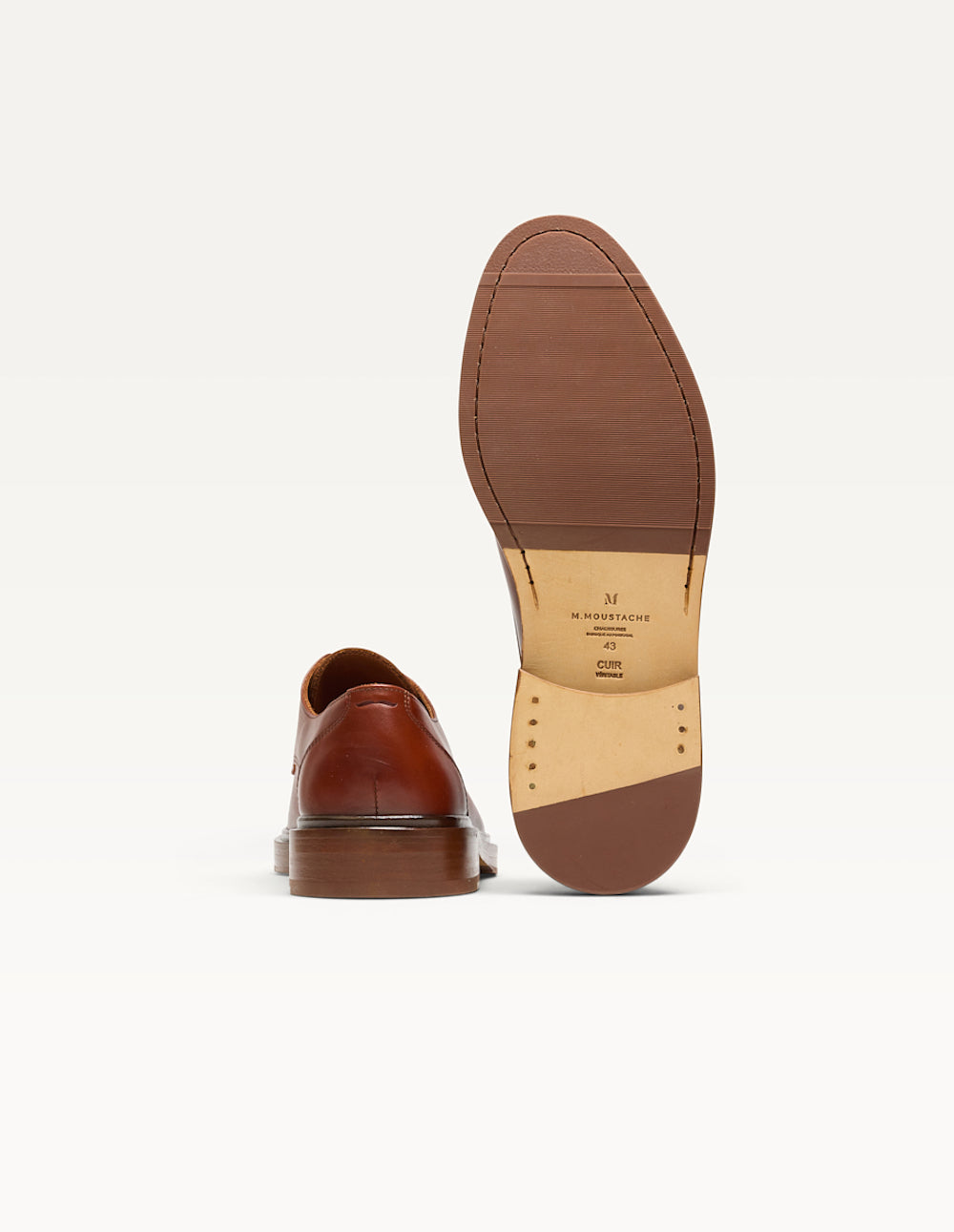 Derbies Edgar - Cuir cognac