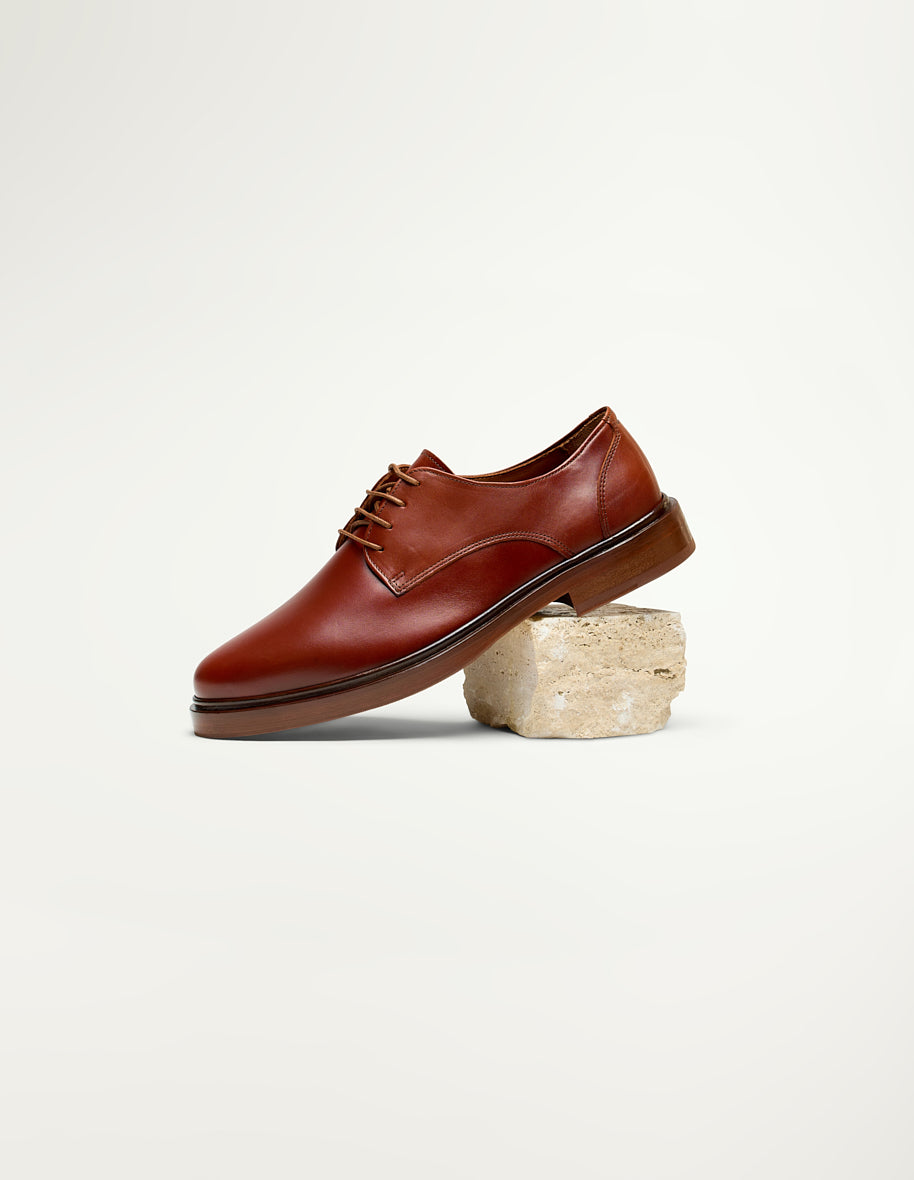 Derbies Edgar - Cuir cognac