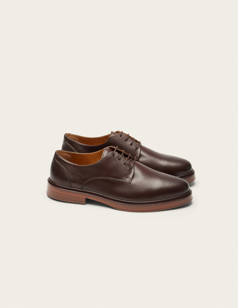 Derbies Edgar - Brown leather