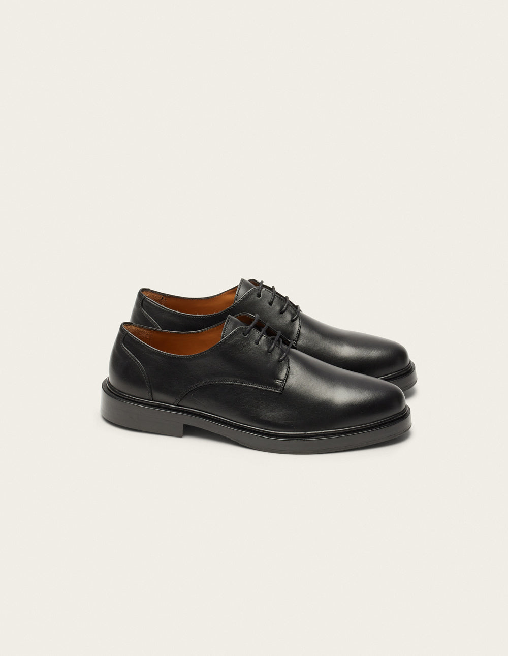 Derbies Edgar - Cuir noir