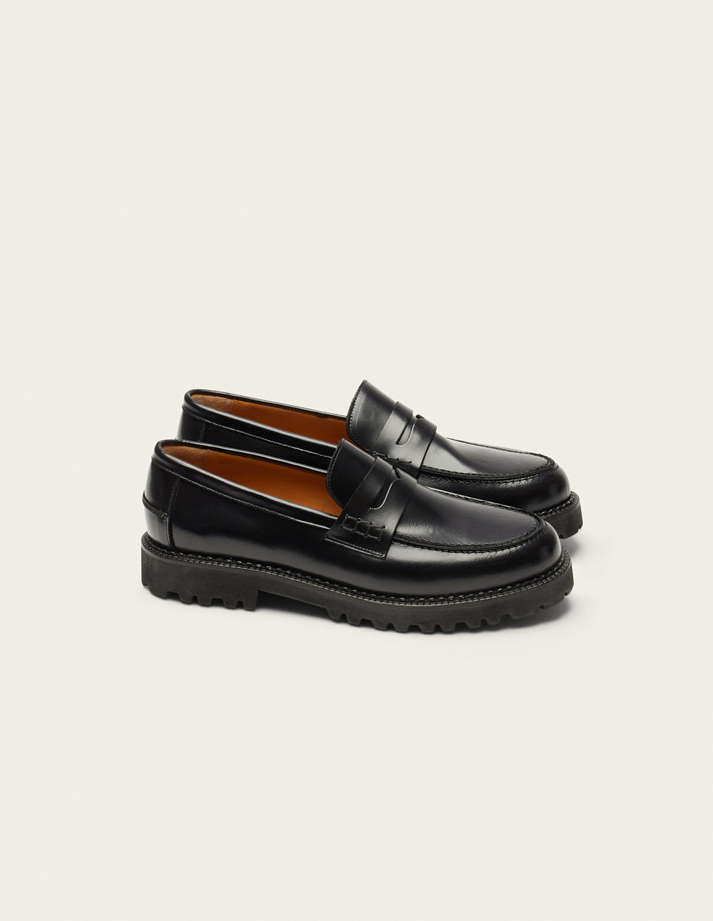 Loafers Elliot - Black box leather