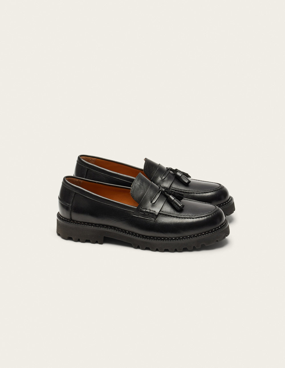 Mocassins Elliot - Pampilles cuir noir