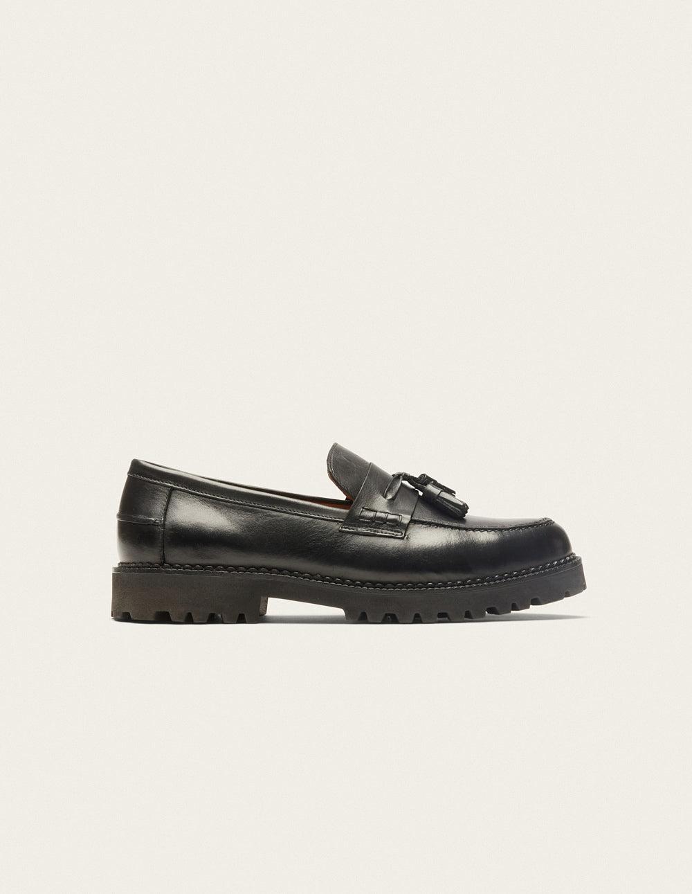 Mocassins Elliot - Pampilles cuir noir