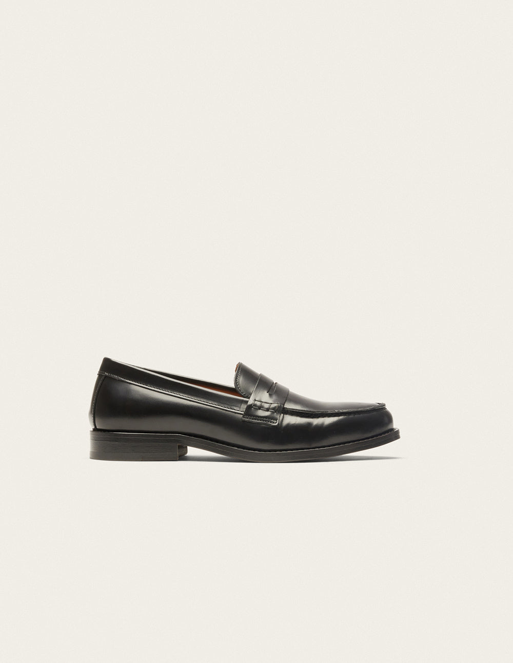 Loafers Fanny - Black box leather