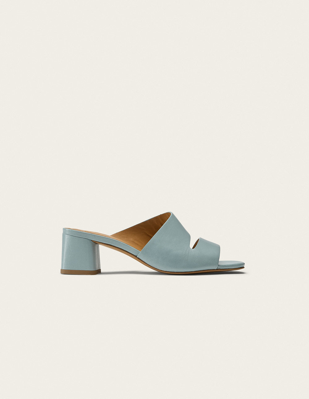 Fika Mules - Sky Leather