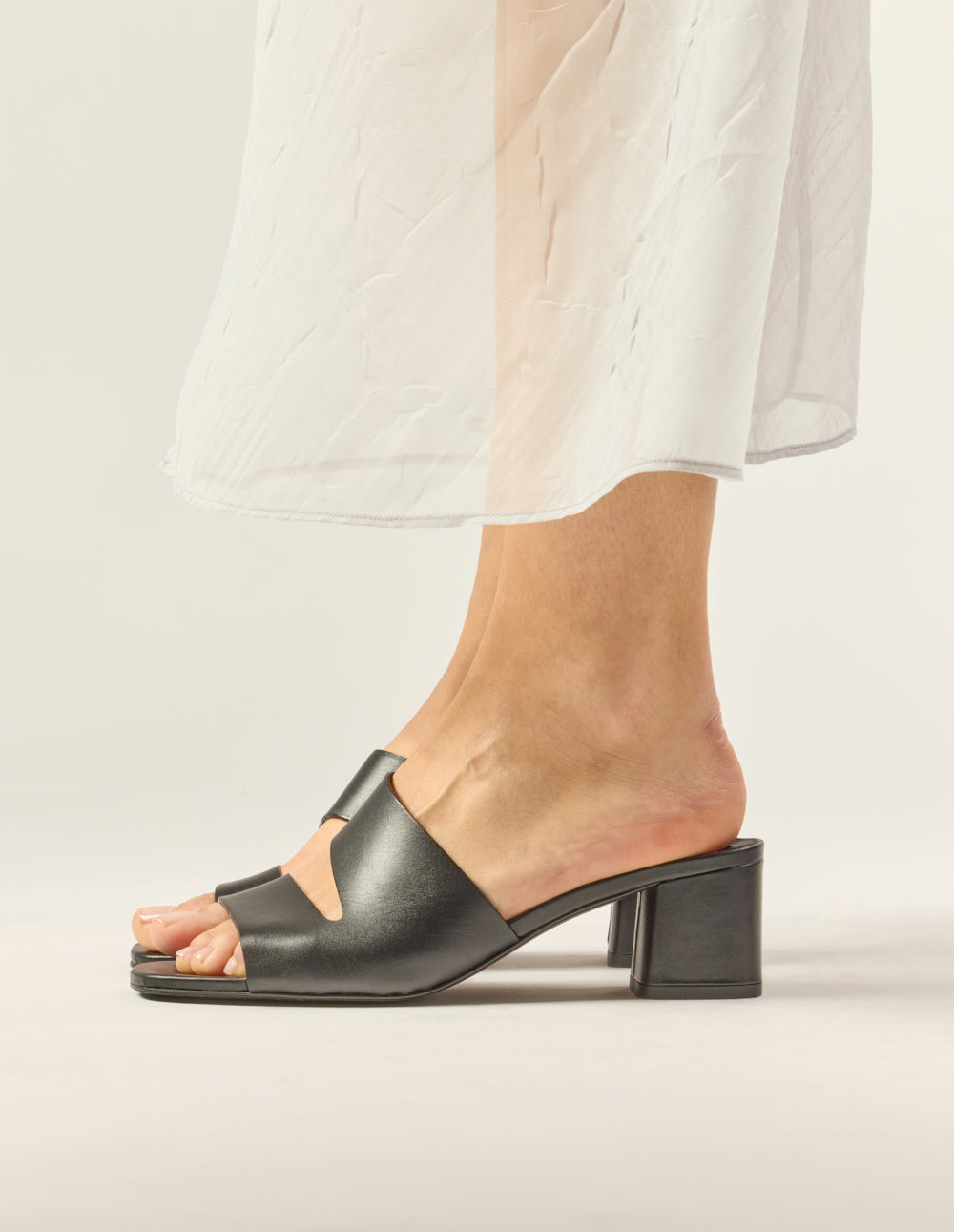 Mules Fika - Cuir noir