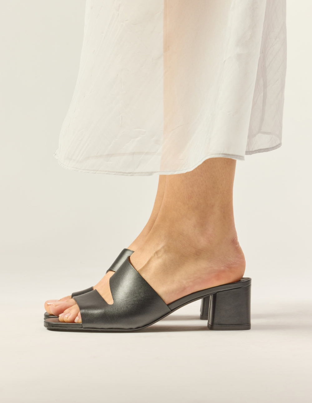 Mules Fika - Cuir noir