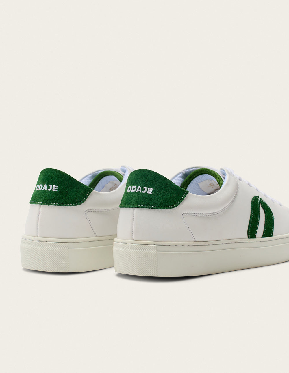 Baskets basses Gabin - Blanc vert