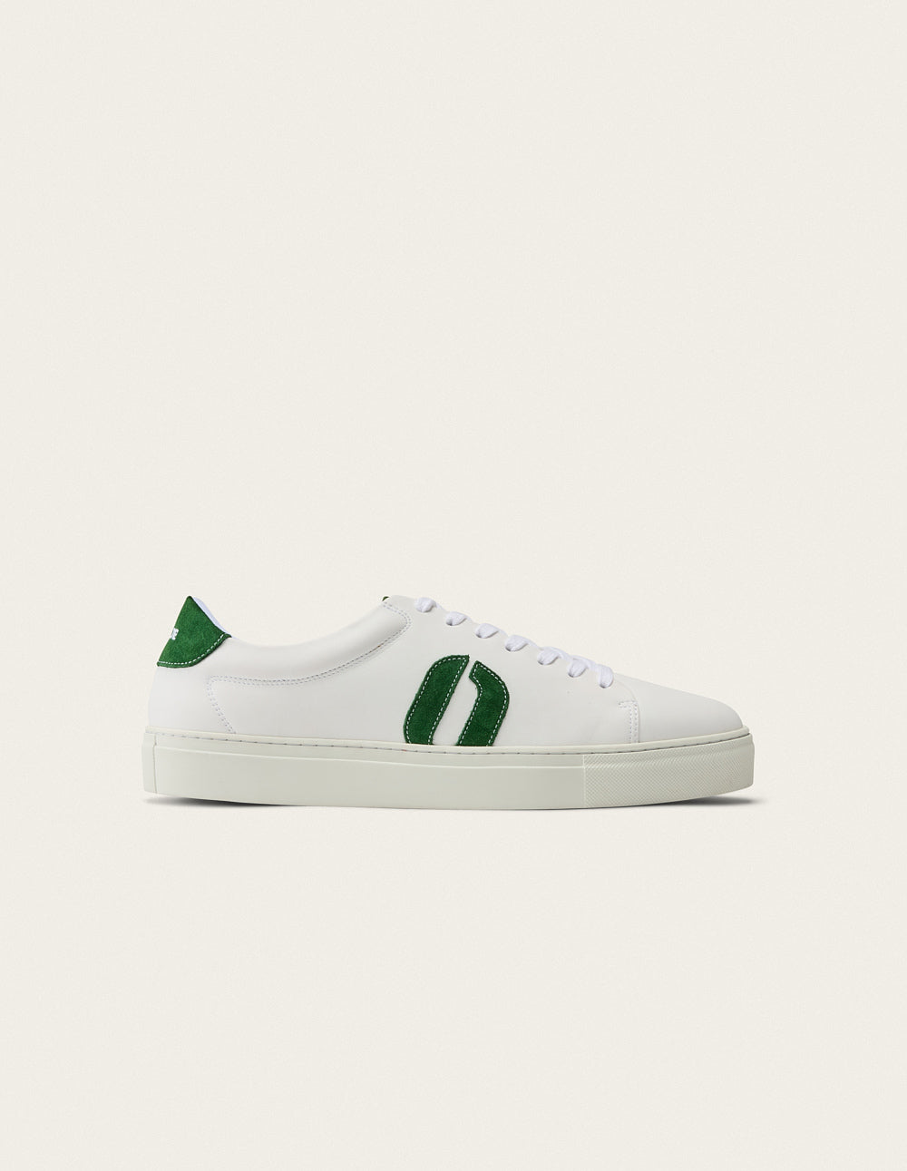 Gabin low-top trainers - White green