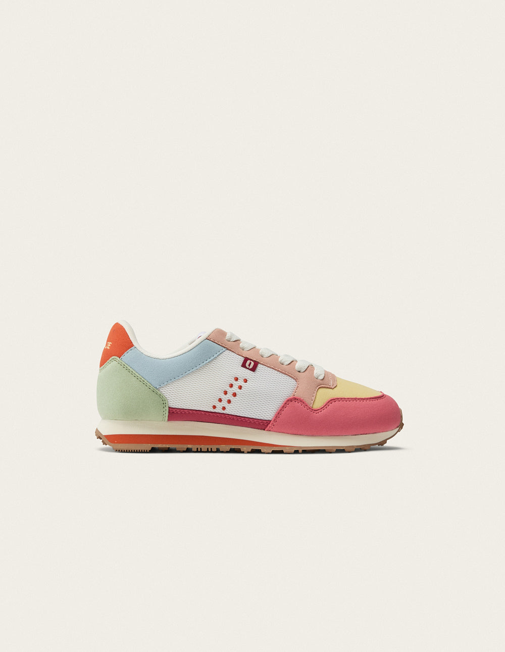 Gabrielle low-top trainers - Lime pink