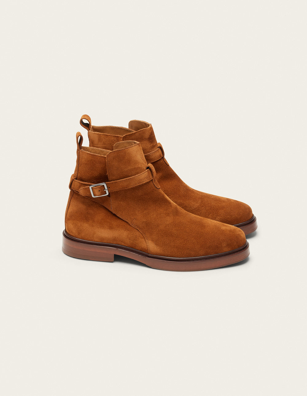 Bottines Gaetan - Suède cognac