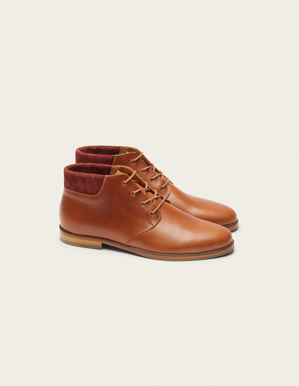 Bottines Gaultier - Cuir pull-up terracotta