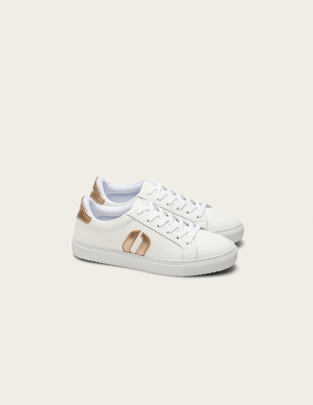 Low-top trainers Gloria - White gold