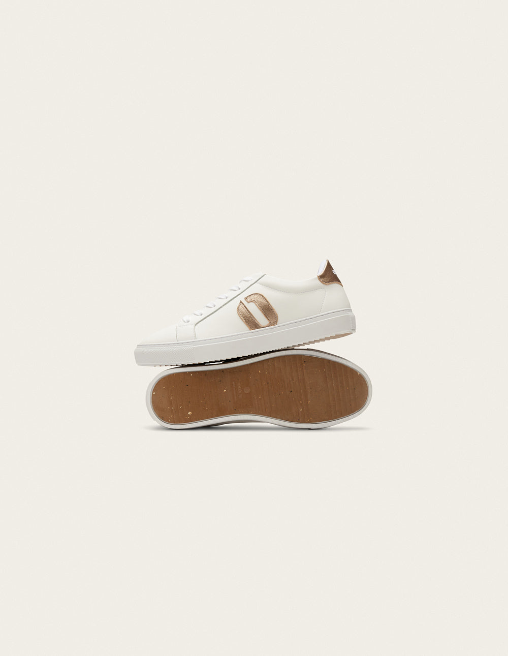 Low-top trainers Gloria - White gold