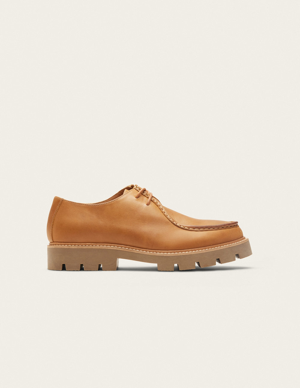 Derbies Gontran - Pull-up cognac