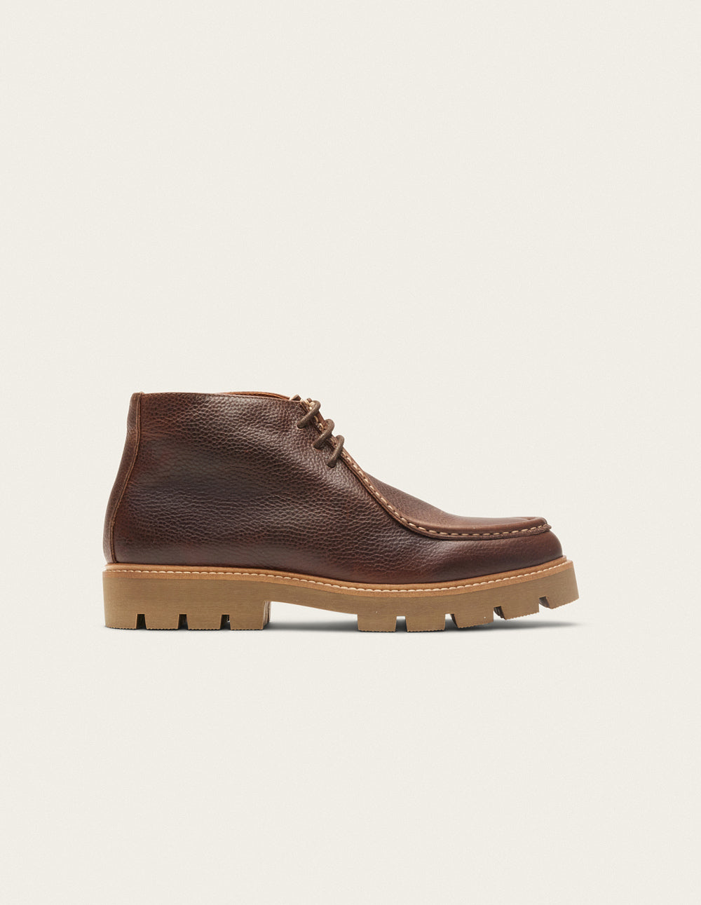 Bottines Grégoire - Cuir pull up grainé marron