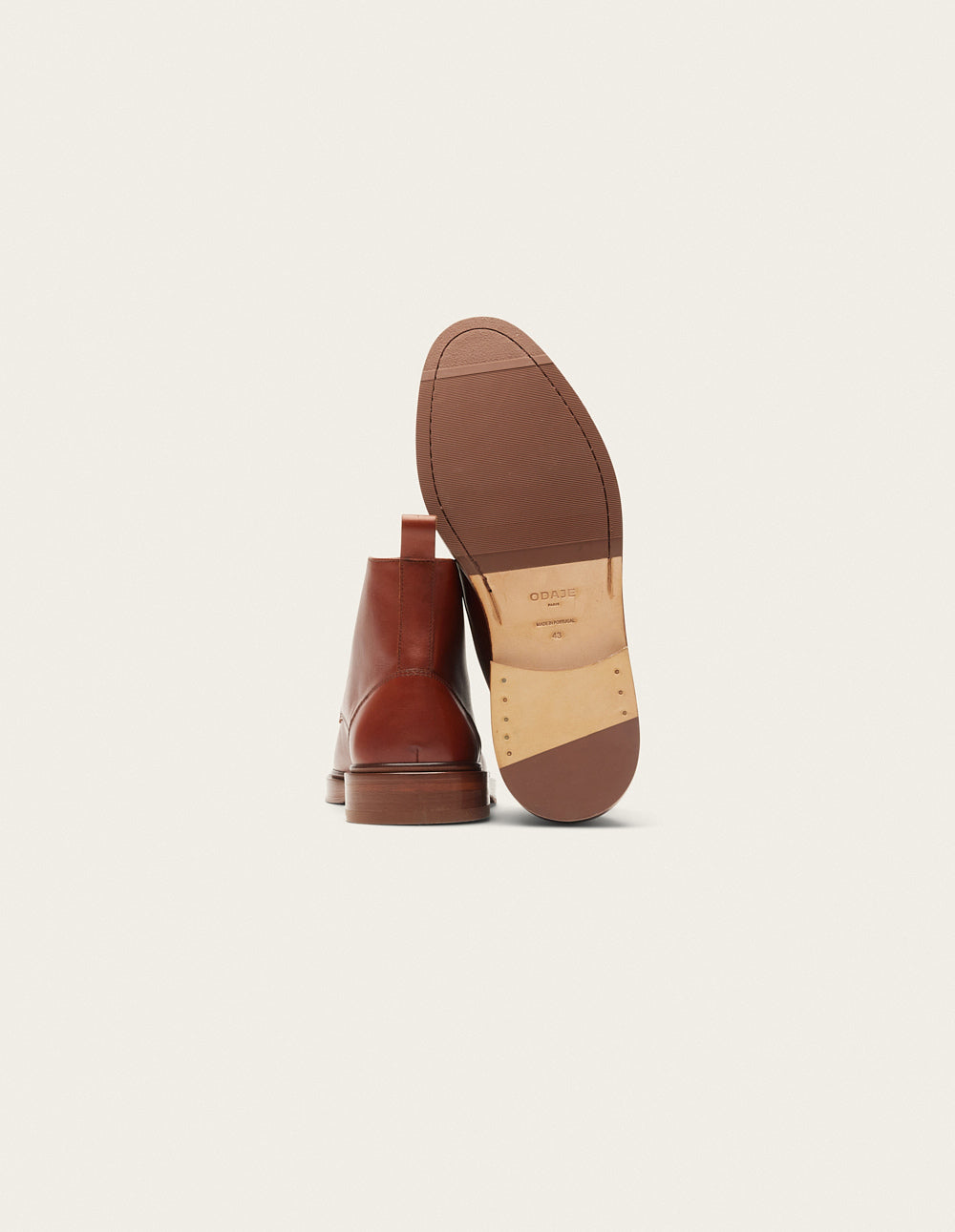 Bottines Guillaume - Cuir cognac