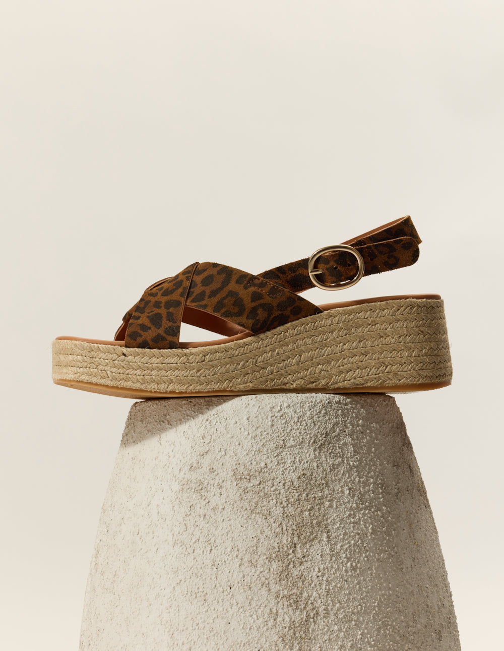 Espadrilles Hawa - Suède léopard