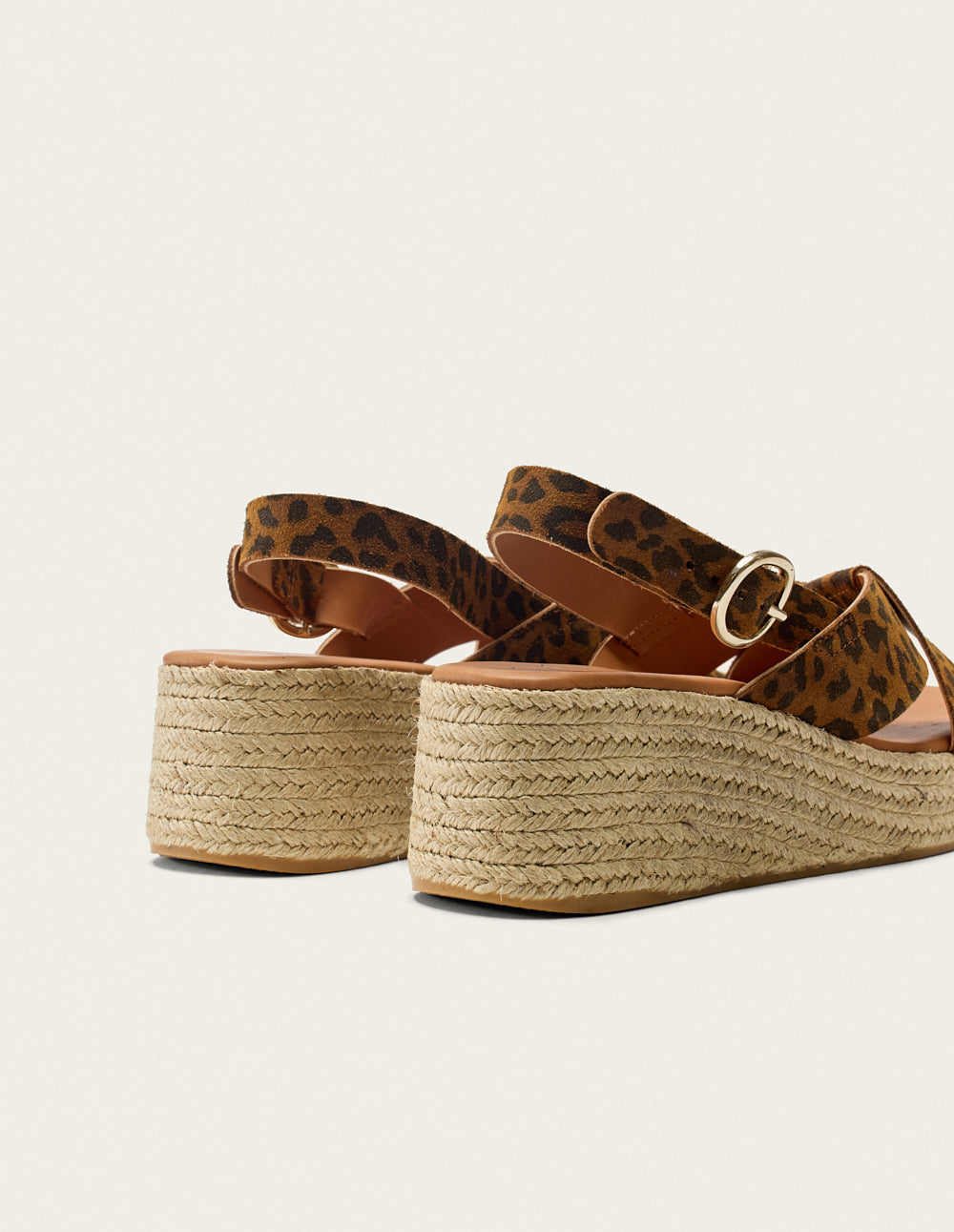 Espadrilles Hawa - Suède léopard