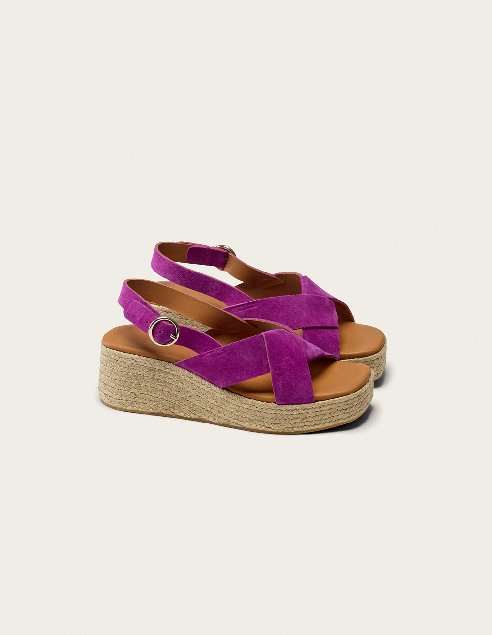 Hawa Espadrilles - Magenta Suede