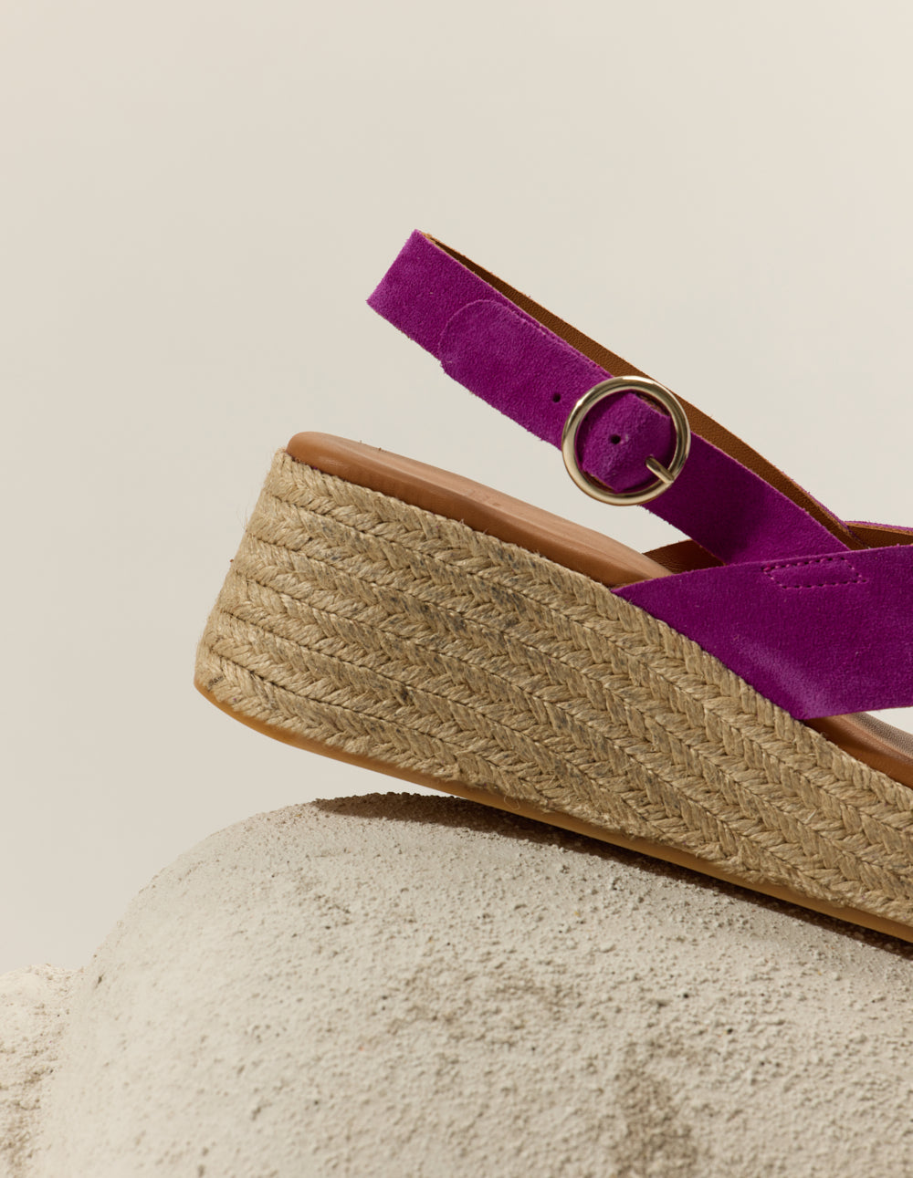 Hawa Espadrilles - Magenta Suede