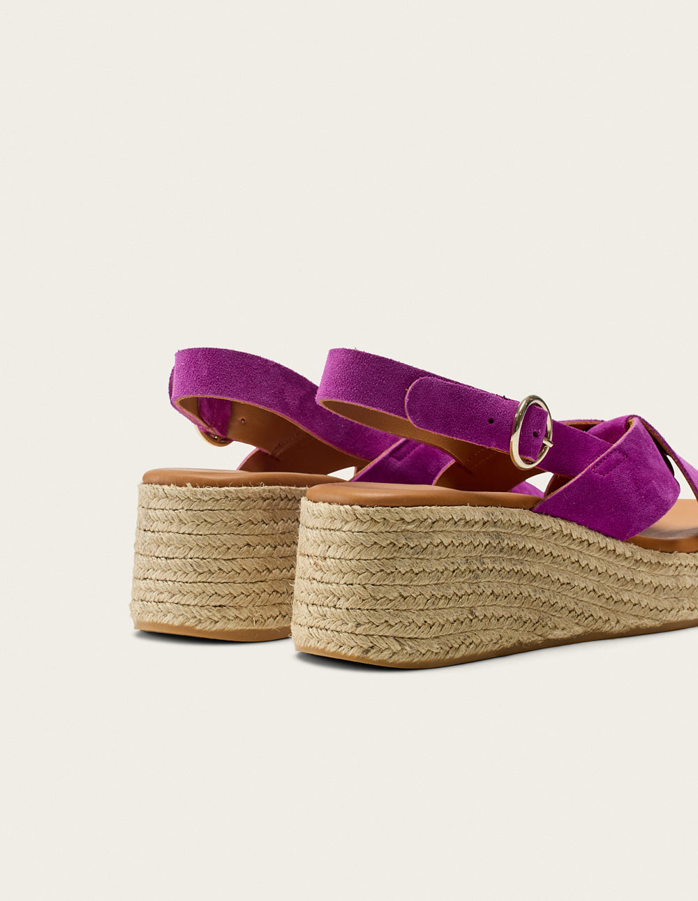 Hawa Espadrilles - Magenta Suede