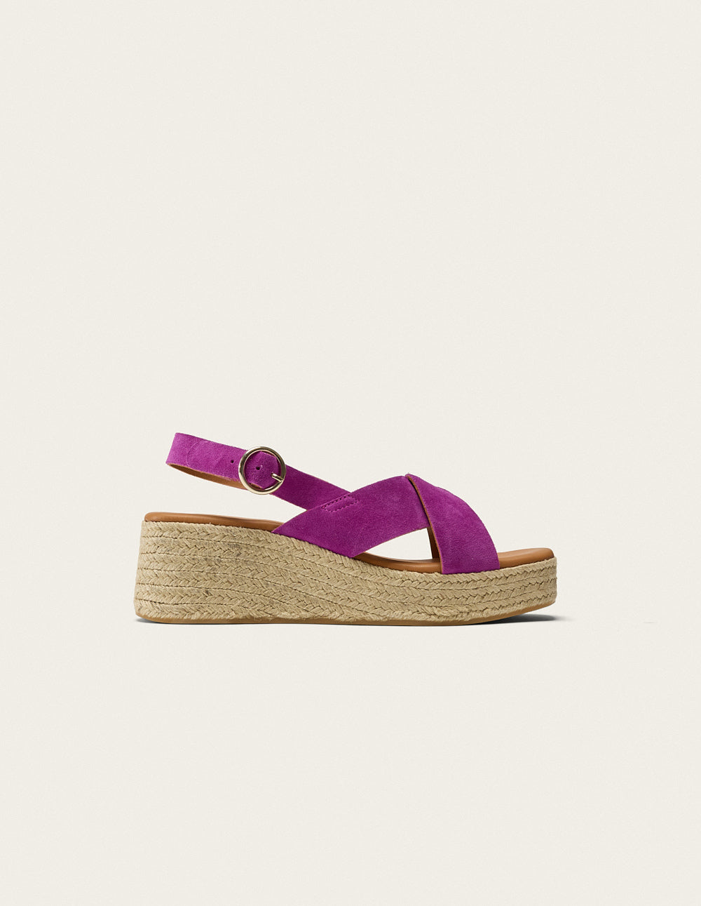 Hawa Espadrilles - Magenta Suede