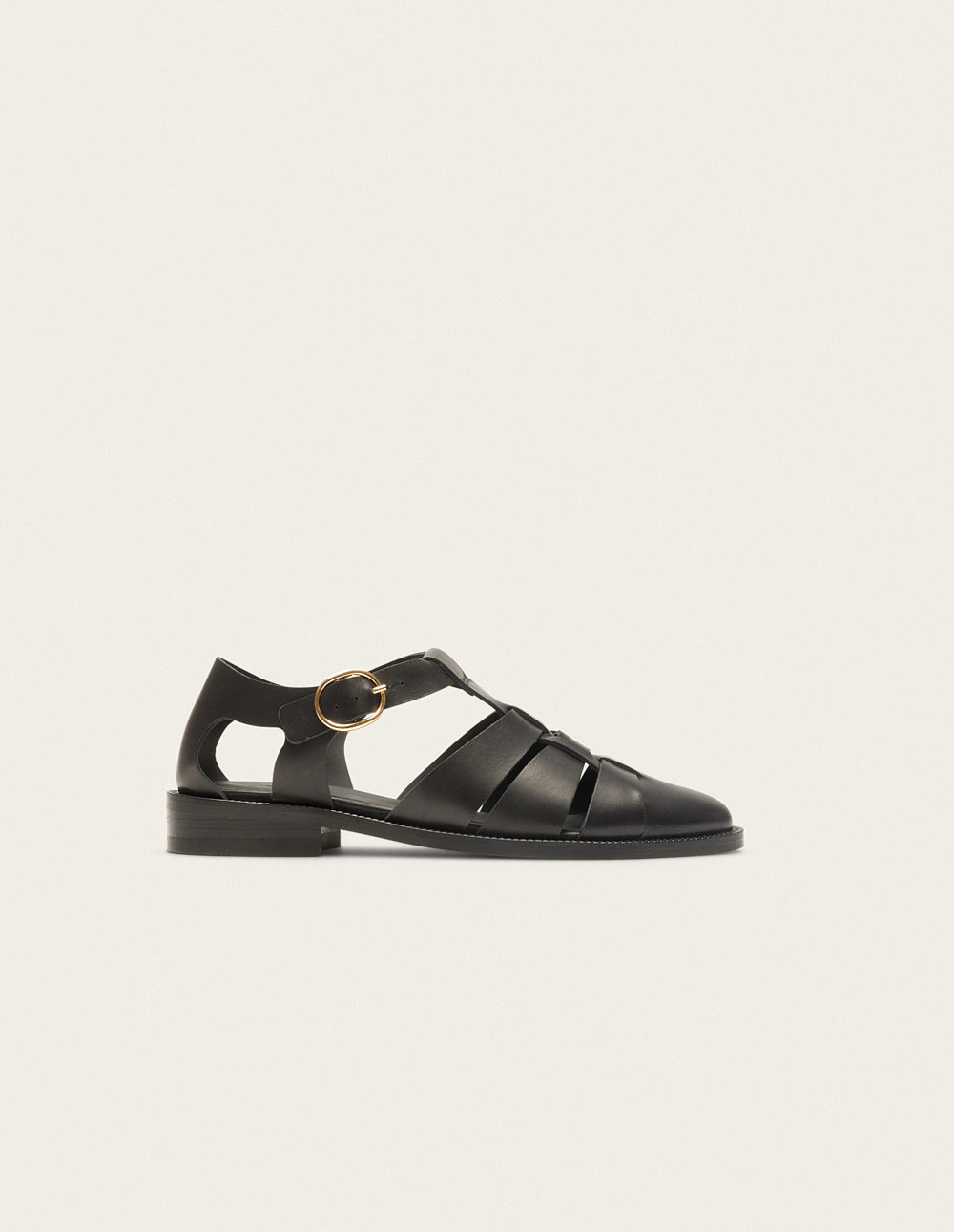 Sandals Inès - Black leather