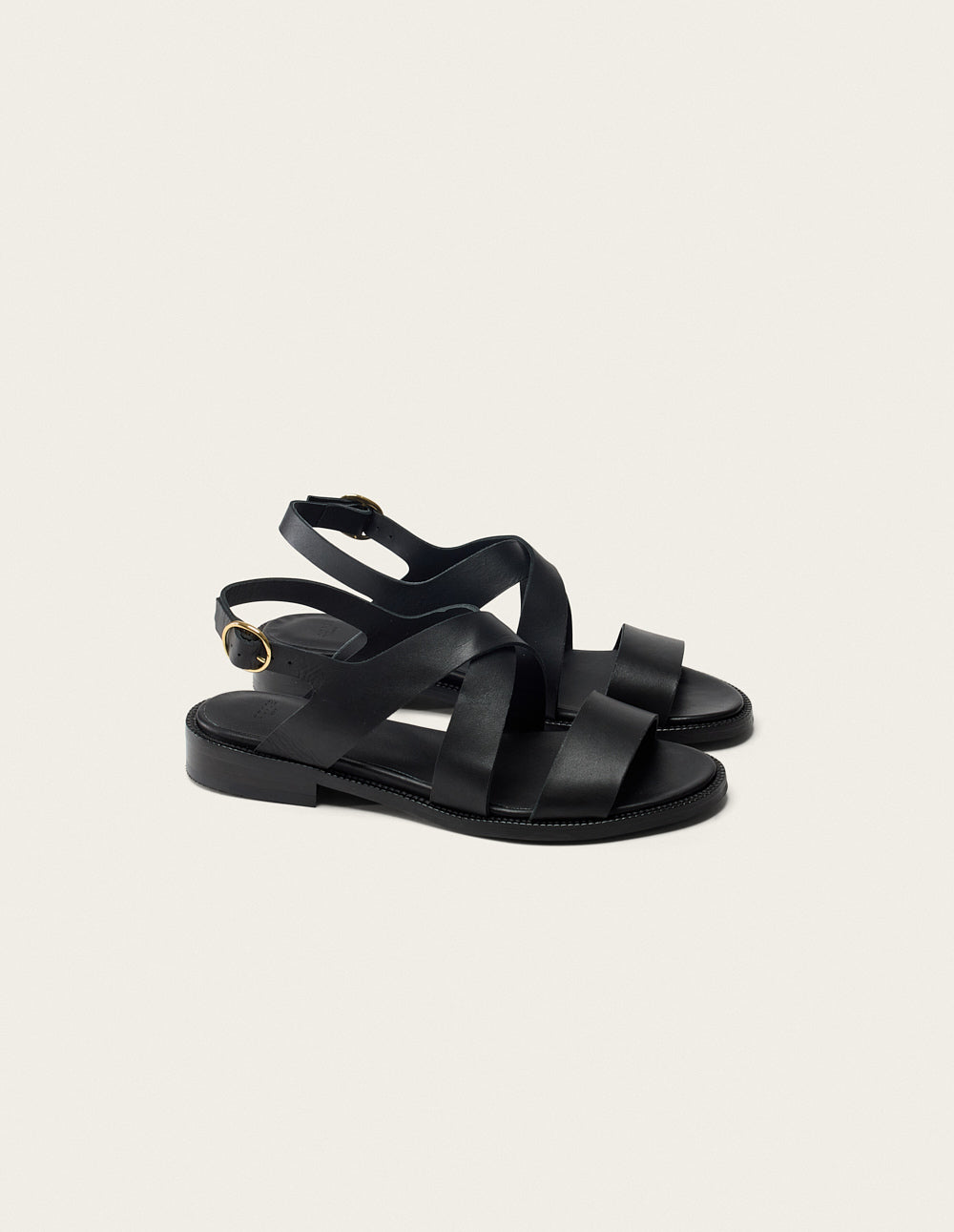 Sandales Iris - Cuir noir