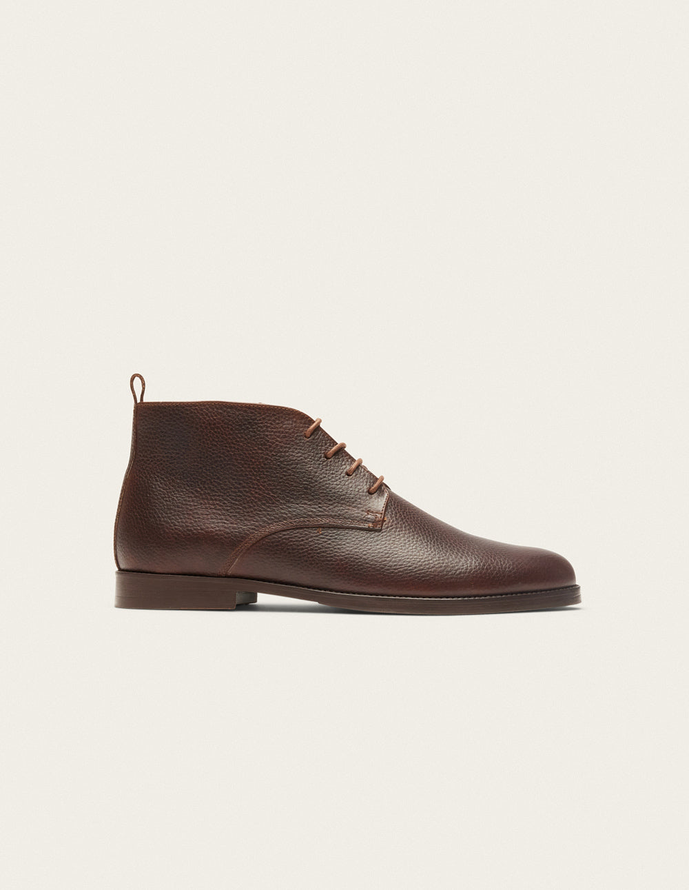 Bottines Jérome - Cuir pull-up grainé marron