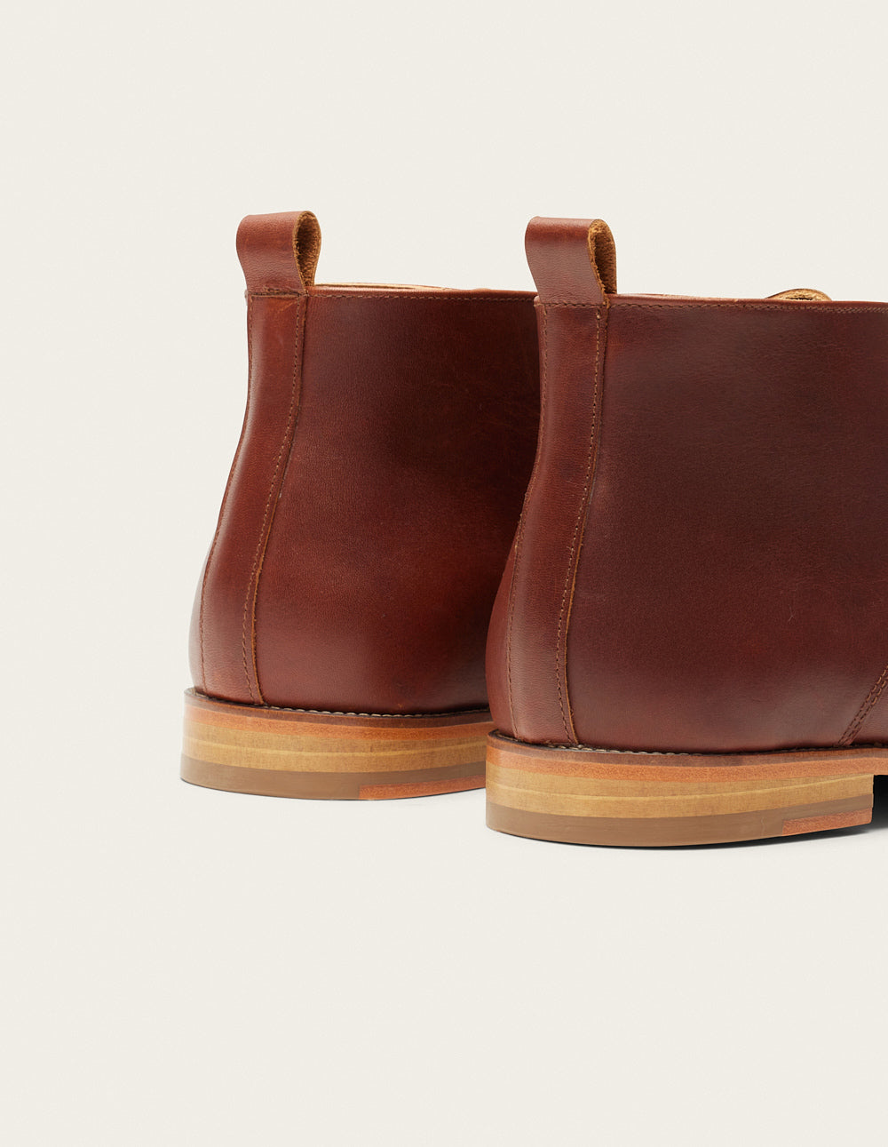 Ankle boots Jérome - Terracotta pull-up leather