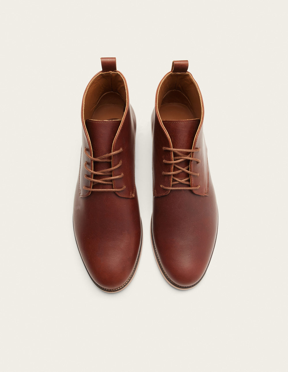 Ankle boots Jérome - Terracotta pull-up leather