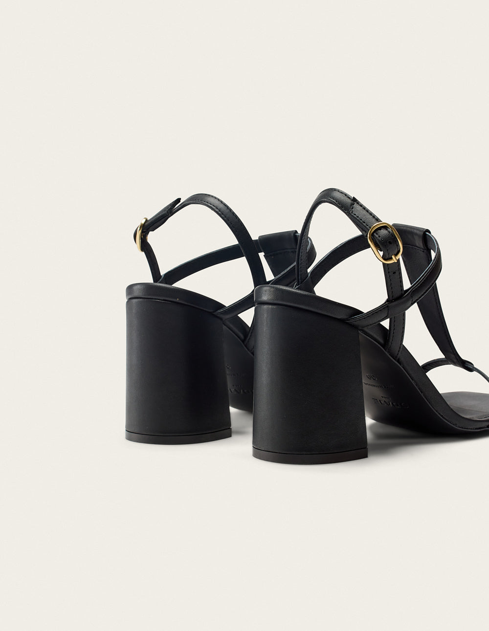 Joy Heeled sandals - Black Leather