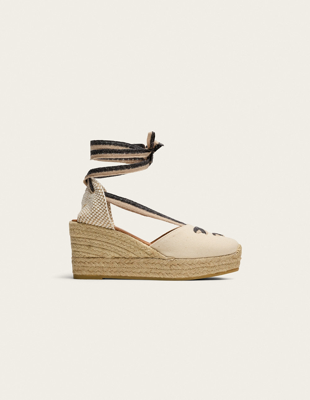 Lanzo Espadrilles - Ecru Canvas