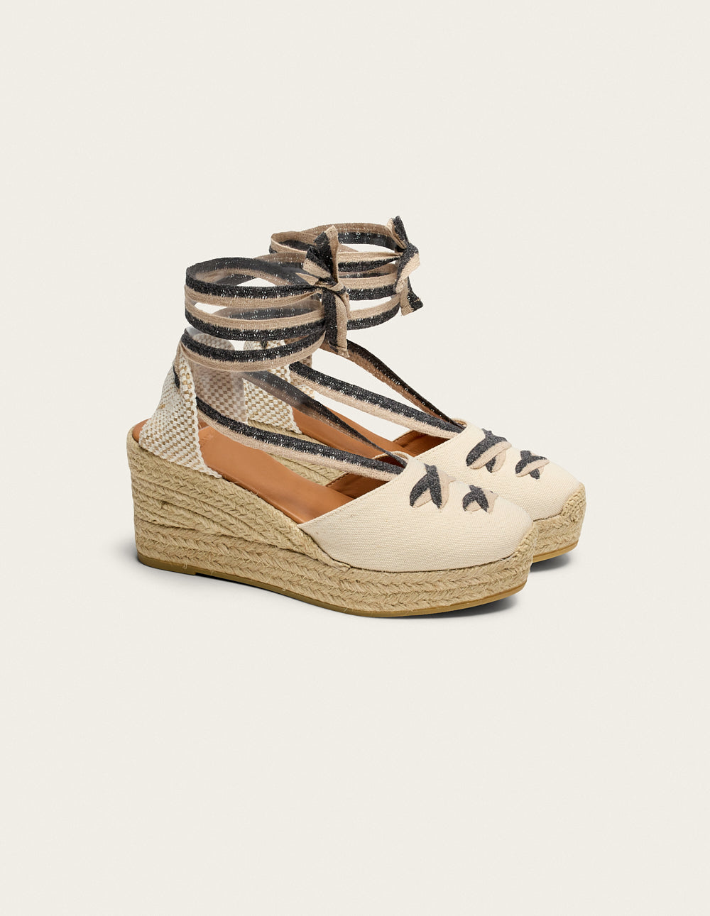 Lanzo Espadrilles - Ecru Canvas