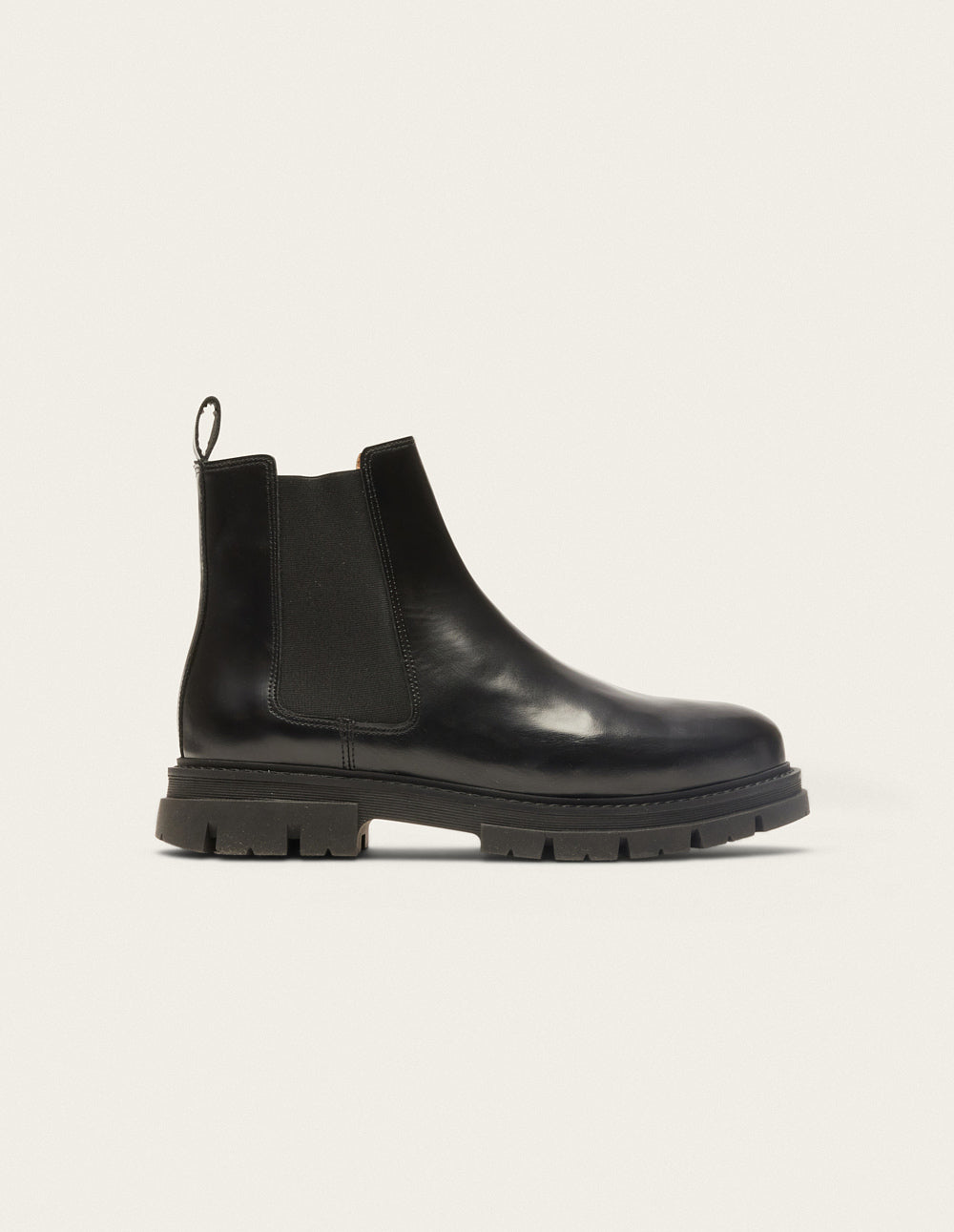 Bottines Liam - Cuir box noir