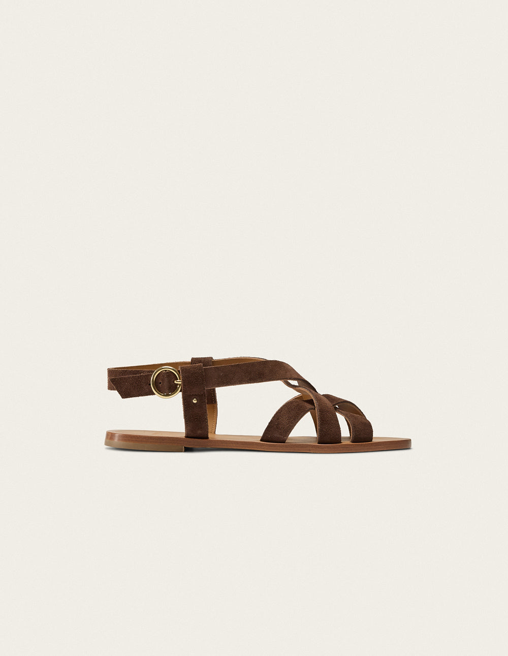 Lisa Sandals - Brown Suede