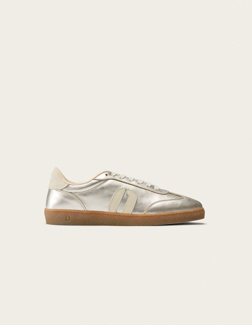 Lucia low-top trainers - Silver ecru