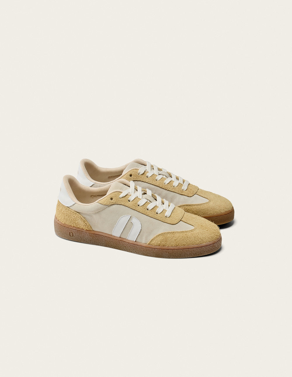 Lucia low-top trainers - Beige ivory white