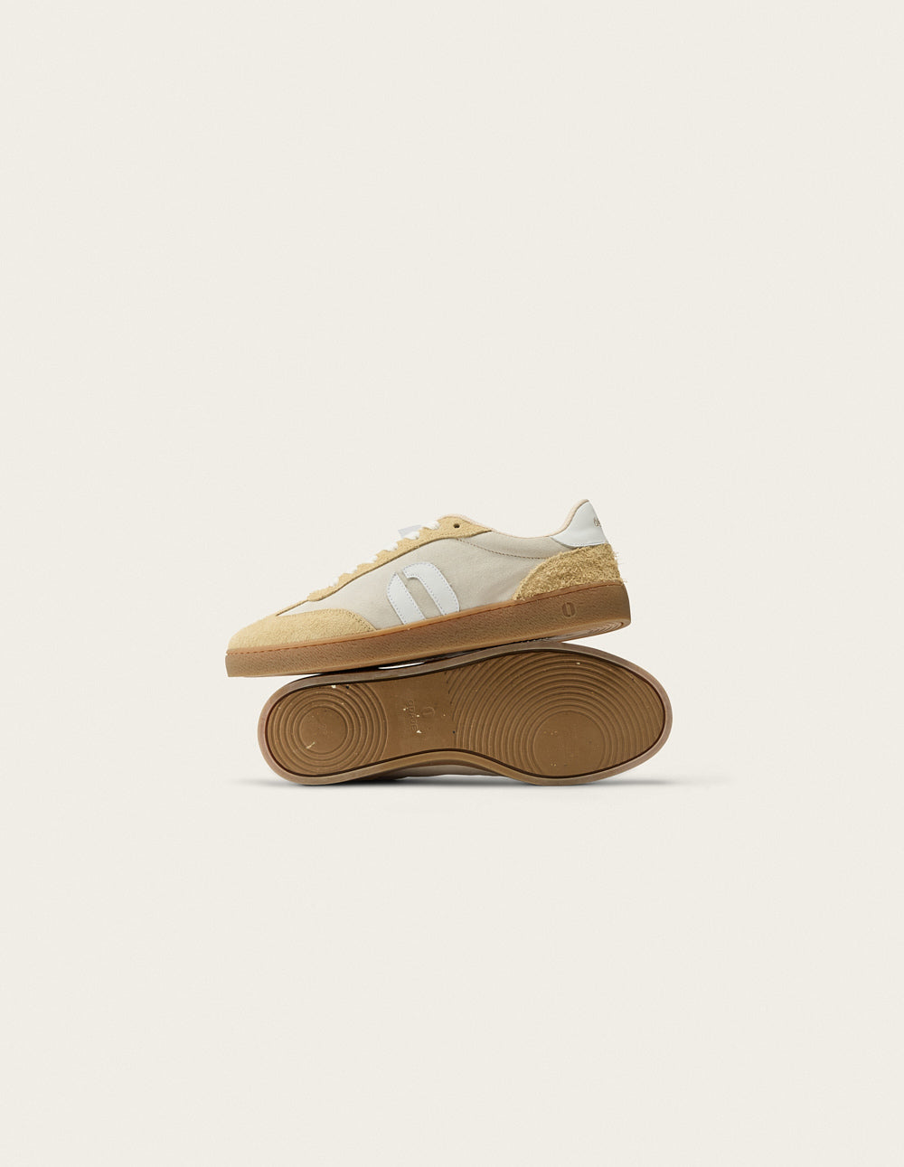 Lucia low-top trainers - Beige ivory white