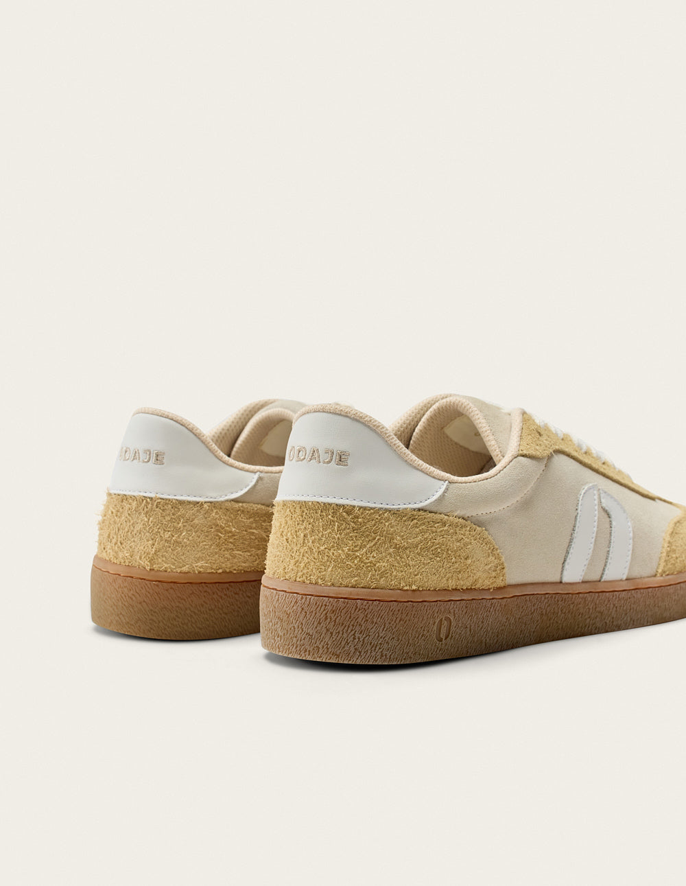 Lucia low-top trainers - Beige ivory white