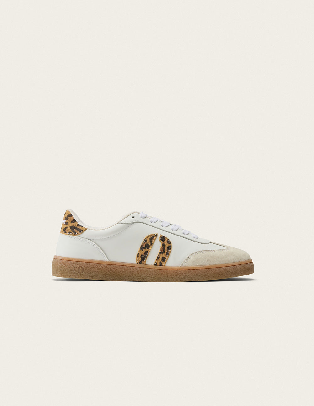 Lucia low-top trainers - White and leopard