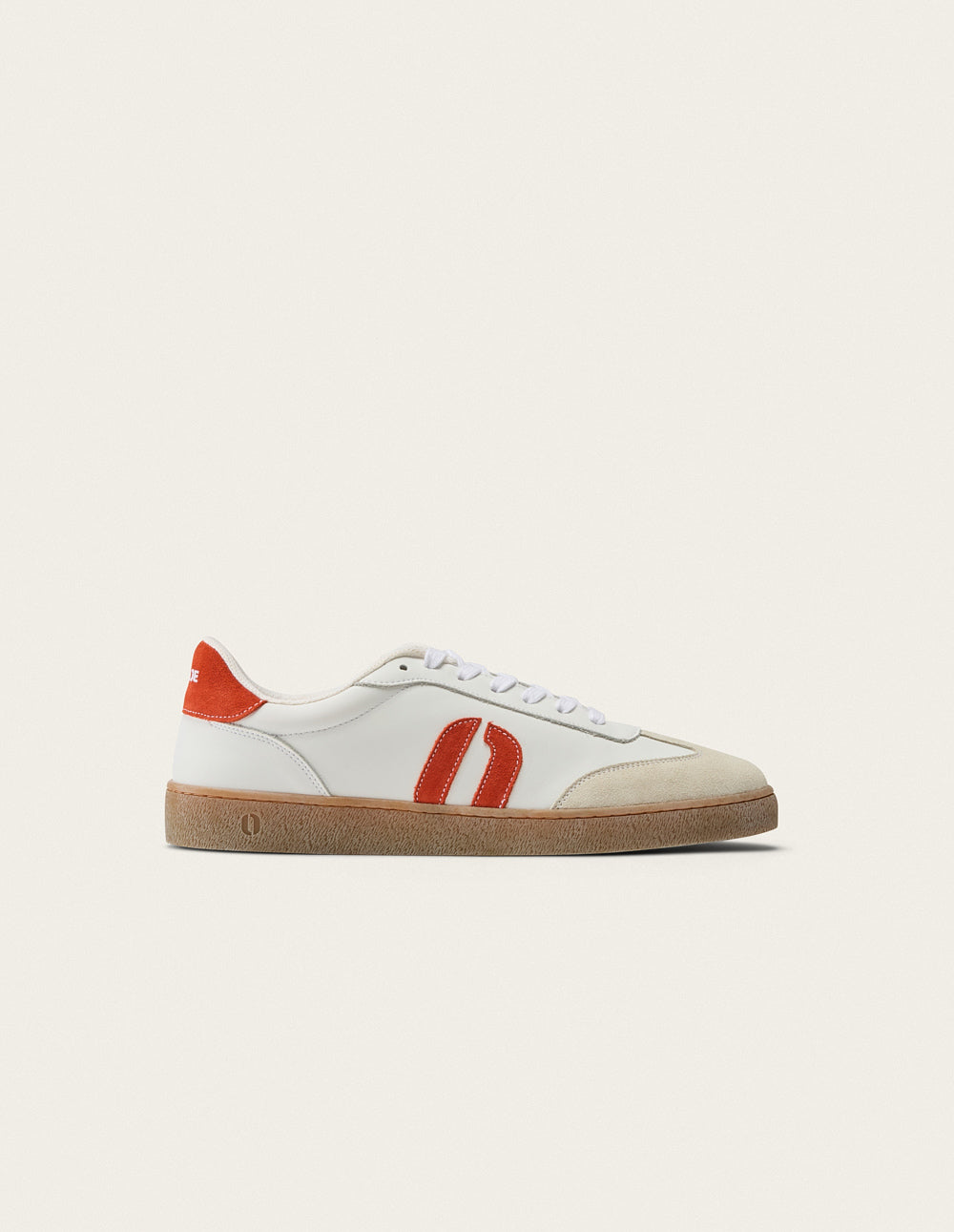 Lucia low-top trainers - White orange